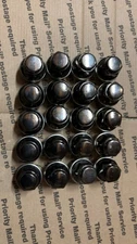 20 OEM GENUINE TOYOTA LEXUS SCION BLACK CHROME ALLOY  WHEEL LUG NUTS 90942-01115