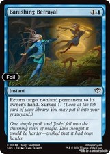 Banishing Betrayal Foil Secrets of Strixhaven 38 NM Magic
