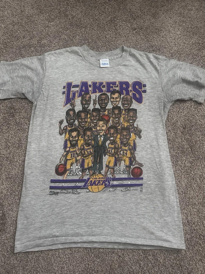 CAMISETA VINTAGE NBA LA ANGELES LAKERS 1992 SALEM ROPA DEPORTIVA TALLA GRANDE DE COLECCIÓN Foto 2 de 4