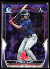 Lyonell James 2023 Bowman Chrome Prospects Purple Atomic Refractor /25 #BCP-118