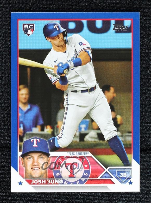 2023 Topps Series 2 Royal Blue Josh Jung #529 Rookie RC 11o2