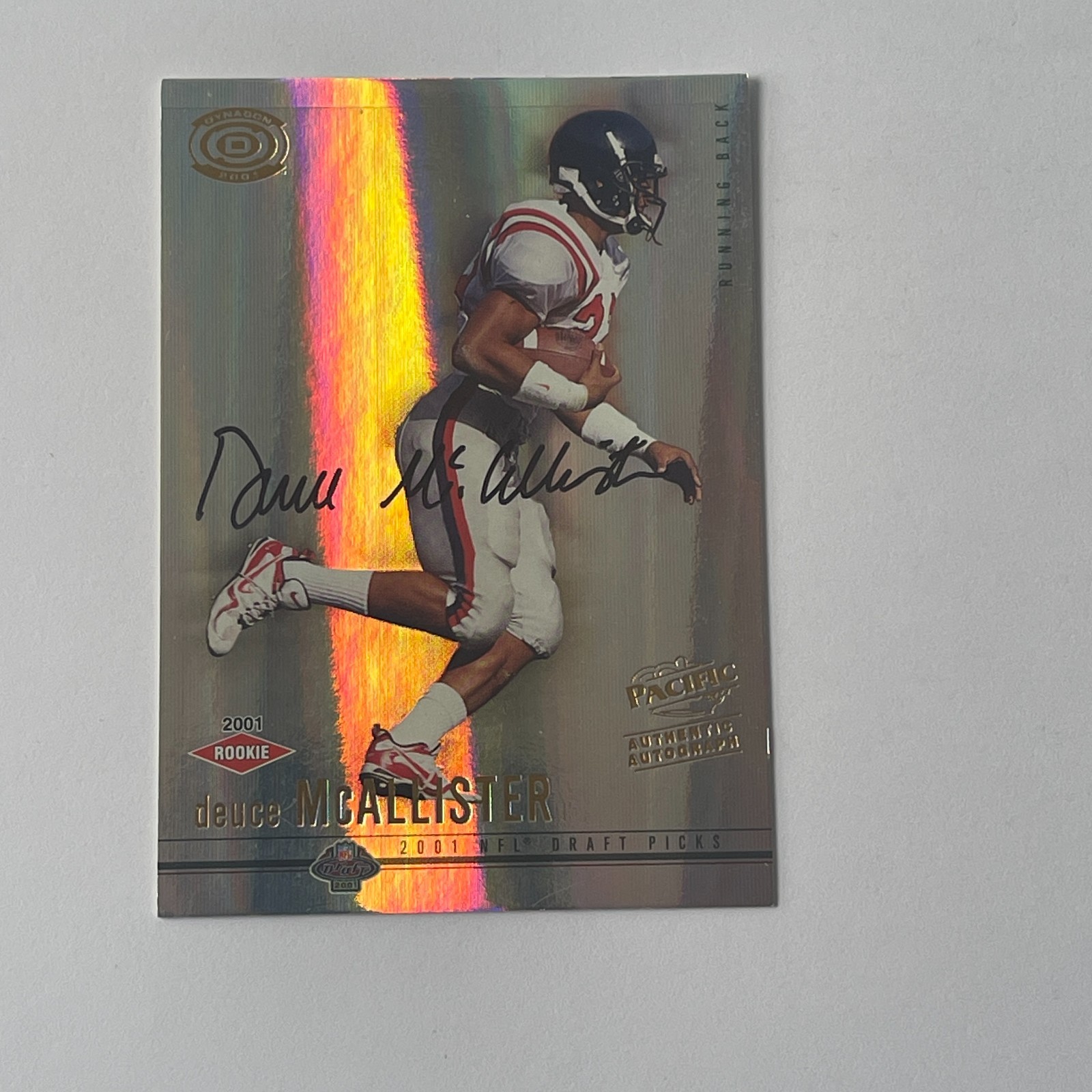 Deuce McAllister Pacific Dynagon #105 Autograph