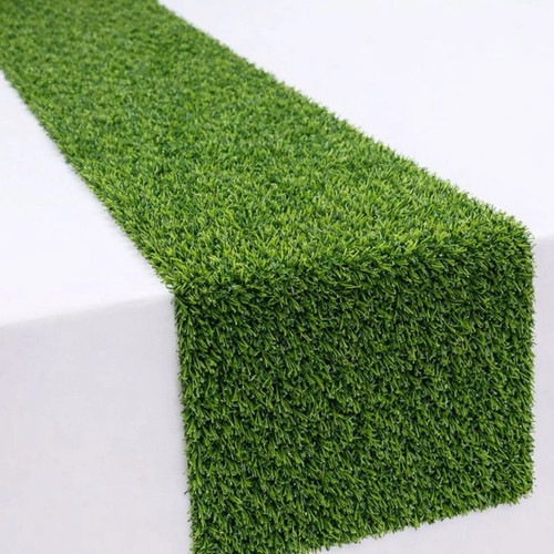 Artificial Synthetic Grass Table Runner Farm Barn Soccer Video Game Party - Picture 1 of 3