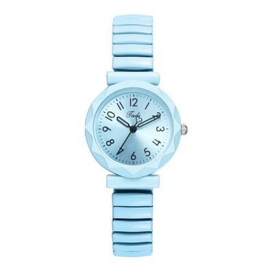Boy Girl Candy Color Easy Read Stainless Steel Elastic Band Teenager Wrist Watch