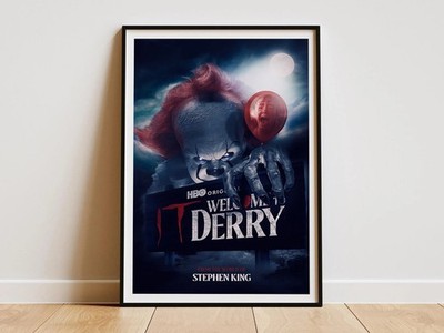 Welcome To Derry (2025) TV Series Poster Pennywise Horror Show Print No Frame