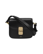 Grace Mini Hobo Bag - A.P.C. - Schwarz - Leder Weiblich Schwarz One Size
