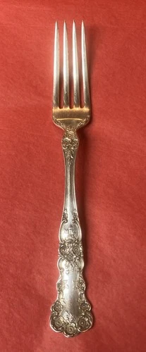Vintage Gorham Sterling Silver Buttercup True Dinner Fork 7  1/2” NO Monogram