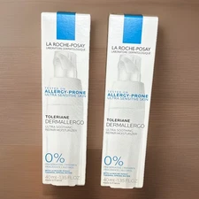 La Roche-Posay Dermallergo Ultra Soothing Repair 1.35 oz Lot of 2! NEW