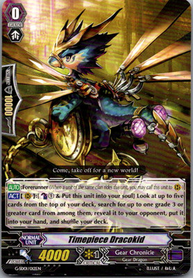 Timepiece Dracokid TD G-Start Deck 1: Odyssey of the Interspatial Dragon G-SD01/