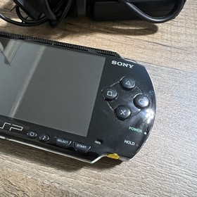 Sony PSP 1001 Console w/OEM Charger, Mem Stick Case, 2 Games, Movie Tested Works