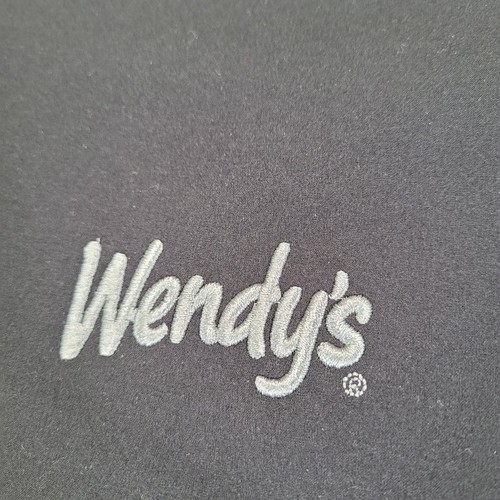 Wendys Mens Barco Uniforms Black Full Zip Jacket XL Embroidered Logo Coat - Picture 6 of 10