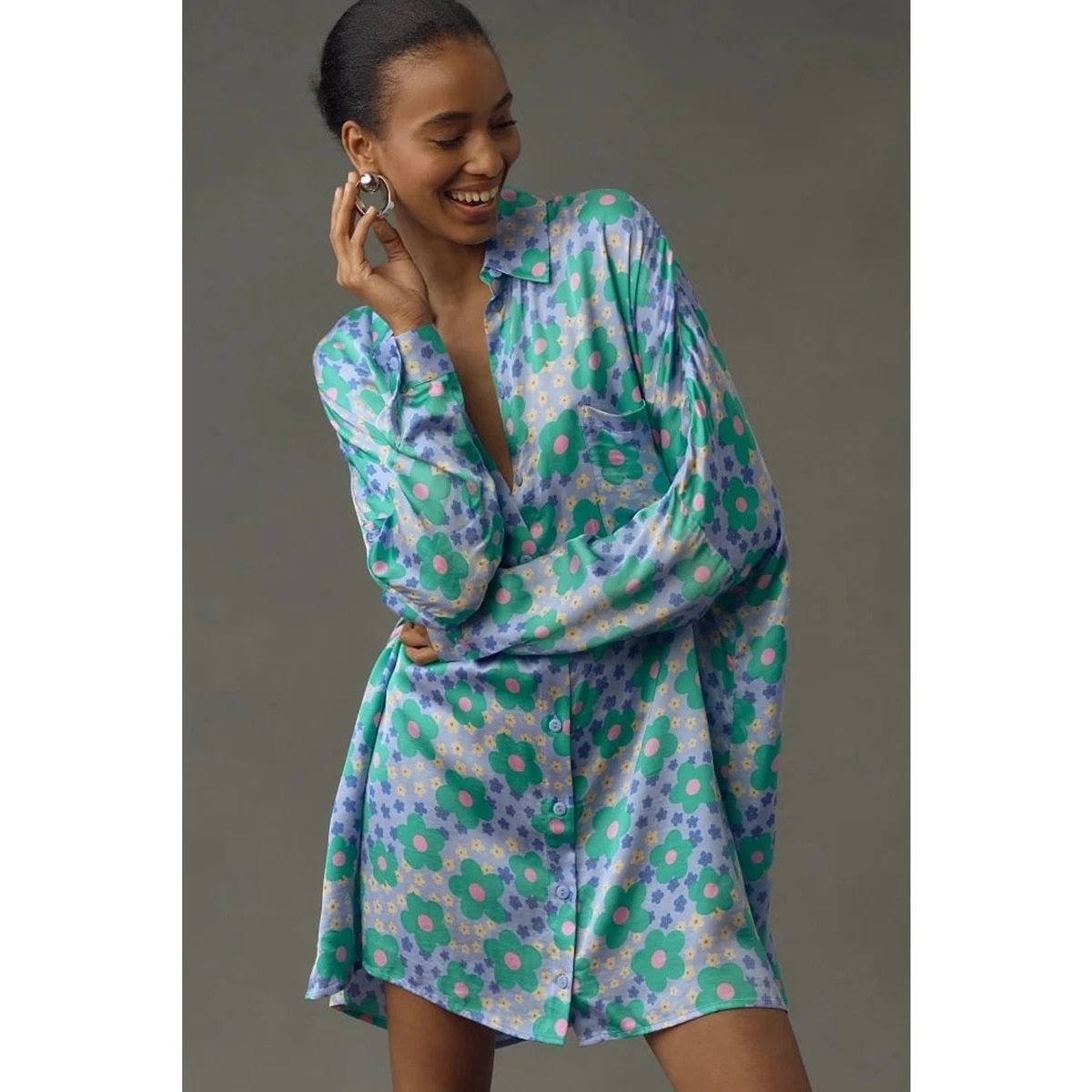 anthro long sleeve dress Maeve Anthro long sleeve color block dress