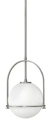 Hinkley Lighting 3407 Somerset 1 Light 12"W Pendant - Nickel - Picture 1 of 10