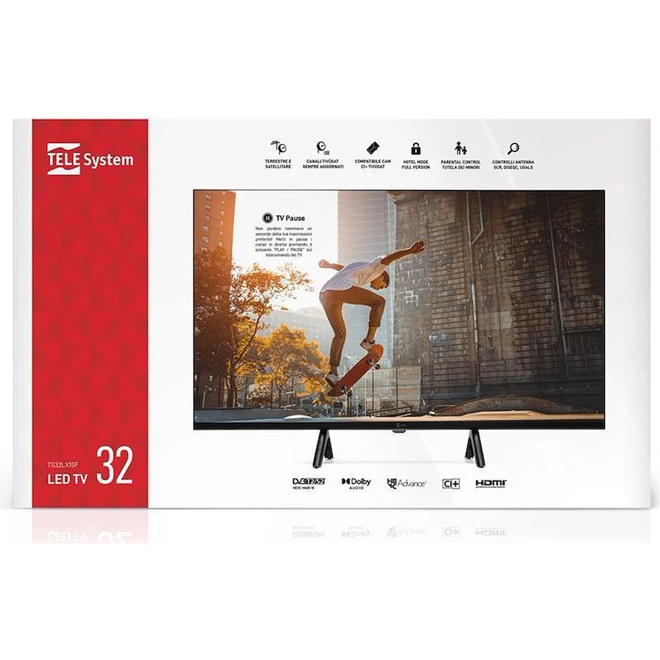 TV LED Telesystem 32LX15F - Immagine 2 di 3
