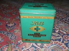 BLECHDOSE   Fa. Kolb Karlsruhe  "Echte Eukalyptus-Menthol Bonbon"