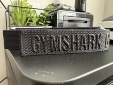 Gymshark Unisex Adult's Webbed Durable Lifting Straps, Black, One Size NWB