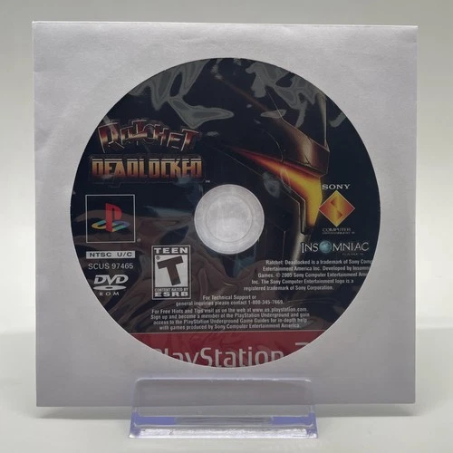 Ratchet Deadlocked (Sony PlayStation 2, 2005) DISC ONLY