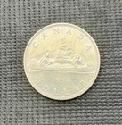 1954 Canada Voyageur Silver Dollar Coin - 80% Fine Silver Queen Elizabeth II