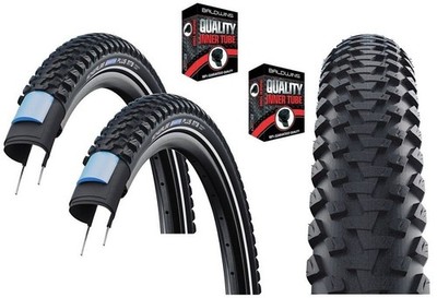 PAAR SCHWALBE MARATHON PLUS MTB 29x2,10 pannensicheres Fahrrad REIFEN & RÖHREN