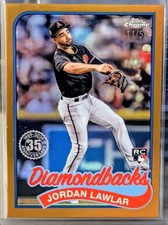 2024 Topps Chrome 1989 Retro Baseball Rookie 89CB-14 Jordan Lawlar 11/50 Arozona