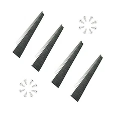 Sets x 39.37 Inches 2.5+0.91 Inches Door Brush Sweeps Seal Garage Door Seals 4