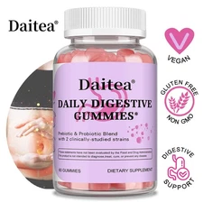 Daily Digestive Gummies Digestive Advantage Prebiotic & Probiotic Blend–60 Count