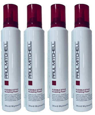 4 Paul Mitchell FLEXIBLE STYLE SCULPTING FOAM 6.7 oz ea (439)