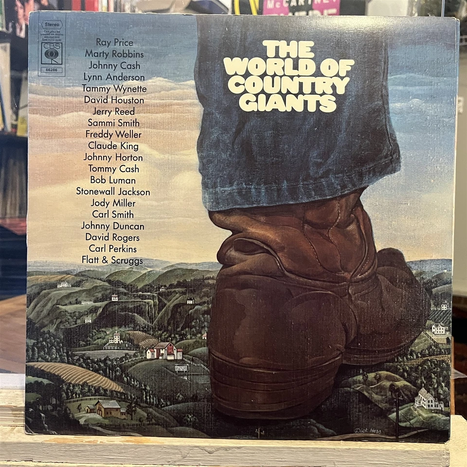 [COUNTRY]~EXC 2 LP~VARIOUS ARTISTS~World Of Country Giants~[1971~CBS]~UK Import~ Foto 3 de 4