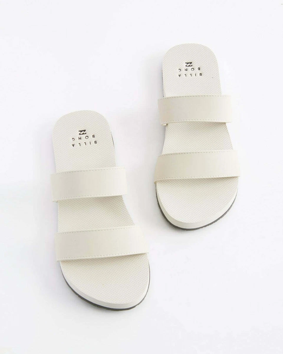Billabong Womens Isla Platform Sandals Off White Tan New eBay