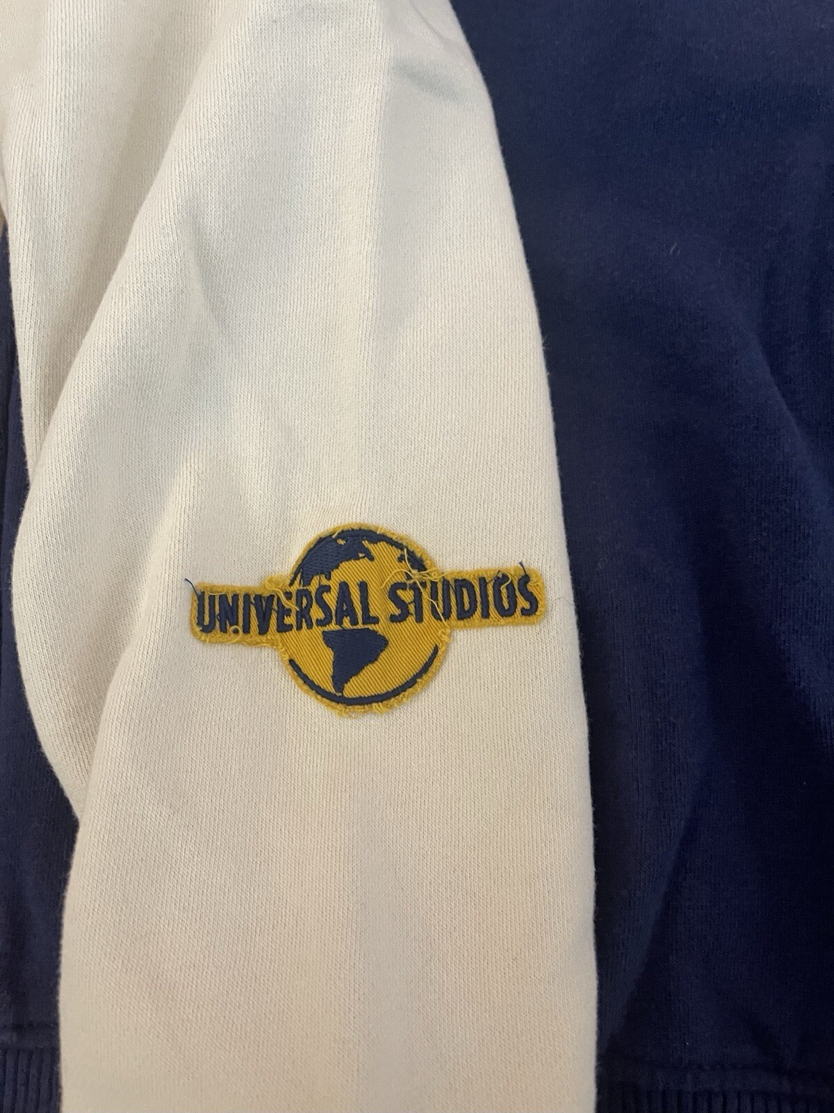 Small Universal Studios Bomber Jacket Blue/White - image 10