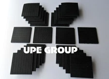 24 Anti Vibration isolation pads 4x4x3/8 ALL RUBBER DESK MONITER OFFICE