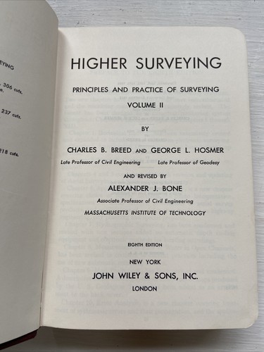Higher Surveying Principles and Practice of Surveying Volume II Reed Hosmer Bone - Picture 7 of 16