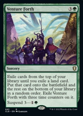 MTG Baldur's Gate R Venture Forth #683
