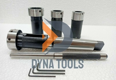 Lathe Tailstock Die Holder Set Floating Type MT4 For Inch Size OD Dies Imperial