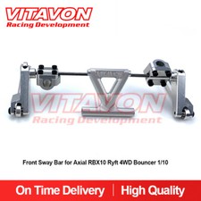 Vitavon CNC Alu7075 Front Sway Bar for Axial RBX10 Ryft 4WD Bouncer 1/10 Silver