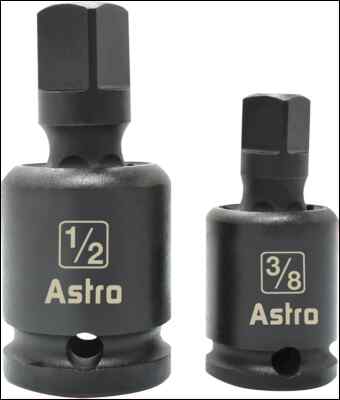 m♡ Astro Pneumatic 3/8? & 1/2? Pinless Universal Joint Impact