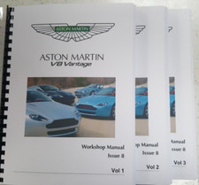 ASTON MARTIN - V8 VANTAGE - WERKSTATT + TEILE + ELEKTRO (05 - 13) HANDBUCH SET