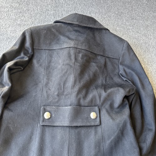 Women's Michael Kors Black Long Dress Coat Size 10-excellent condition - Picture 15 of 17