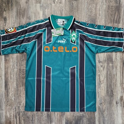2000 Puma Werder Bremen Home Soccer Jersey Claudio Pizarro Men S