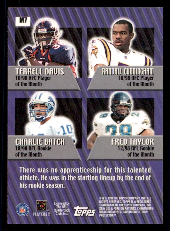 1999 Topps Mystery Chrome #M7 Charlie Batch - Image 2 of 2