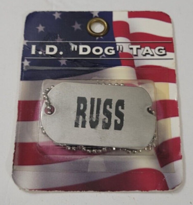 RUSS I.D. Dog Tag Necklace 26