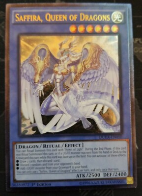 Saffira Queen of Dragons DUEA-EN050 Ultimate Rare 1st Edition Yugioh NM |  eBay