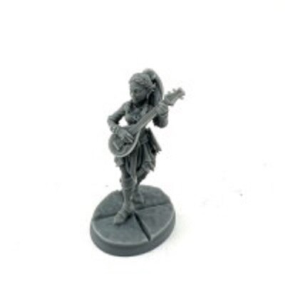 RYELLE RAINHEATHER ELF BARD (Alt Sculpt) Reaper Bones USA Dungeon Dwellers 07124