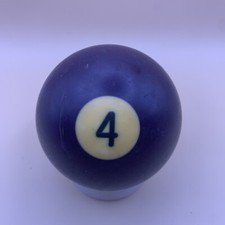 Vintage Replacement Pool Ball Billiards Purple Solid 4 Ball 2 1/4" Diameter