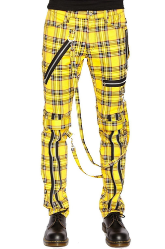 Tripp NYC Bondage Pants [Yellow Plaid 
