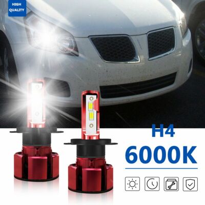 For Auto Car Vibe Firefly G3 Wave  H4 LED Headlight Bulbs Conversion Kit White
