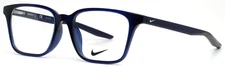 NIKE 5018 403 Midnight Navy Unisex Kids Square Eyeglasses 47-15-130 B:36