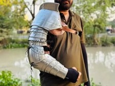 Medieval Armor Arm Guard Greaves Functional Theatrical For Halloween Costume
