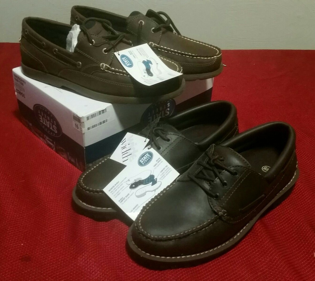 STATE STREET Mens Size 9.5 M Oxford Style Comfort Dress  display picture 3