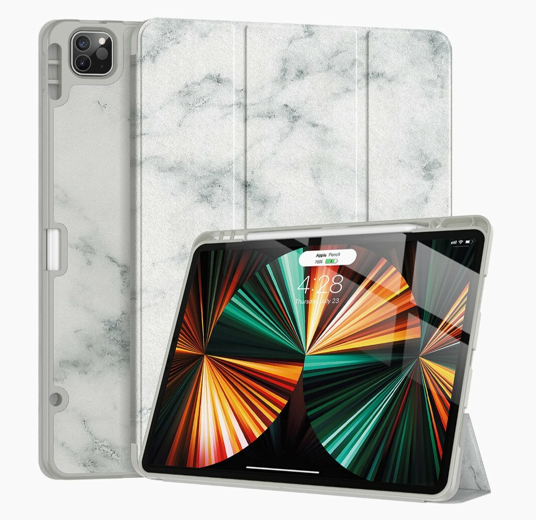 New iPad Pro Case 2021 Full Body Protection Pencil Holder 2nd